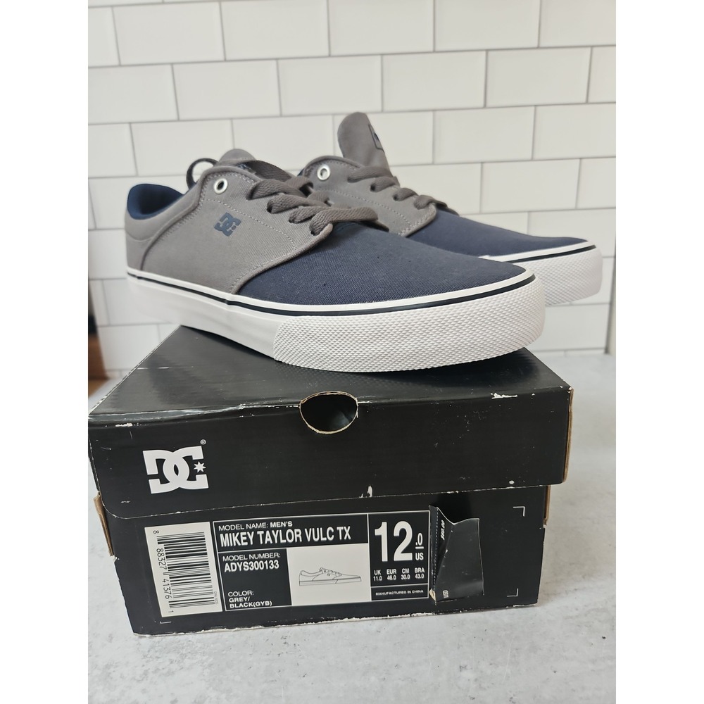 DC SHOES Skateboard MIKEY TAYLOR Vulc TX Shoes Mens 12 ADYS300133